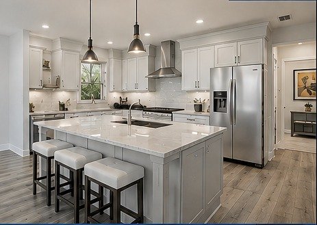 Kitchen renovation after completion